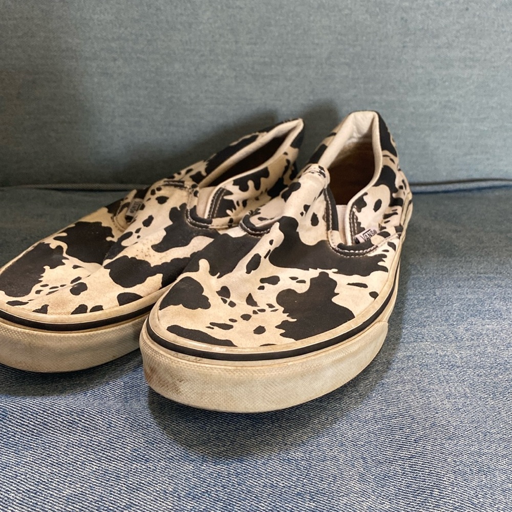 Cow print Vans